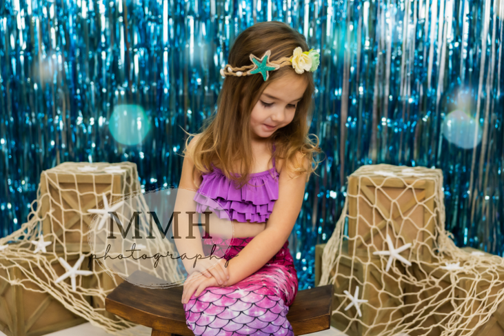 Kate Undersea Sequin Mermaid Backdrop Designed by Melissa McCraw-Hummer -UK