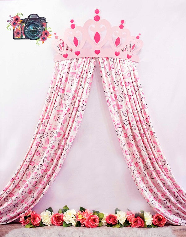 Kate Princess Pink Rose for Children Backdrop Designed by Leann West -UK
