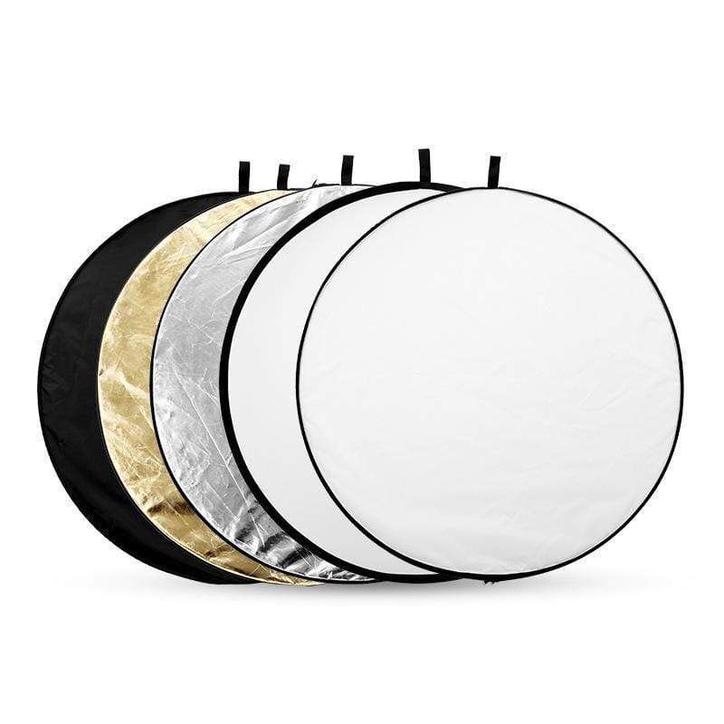 5-In-1 Light Reflector Round For Studio Photography Disc -UK