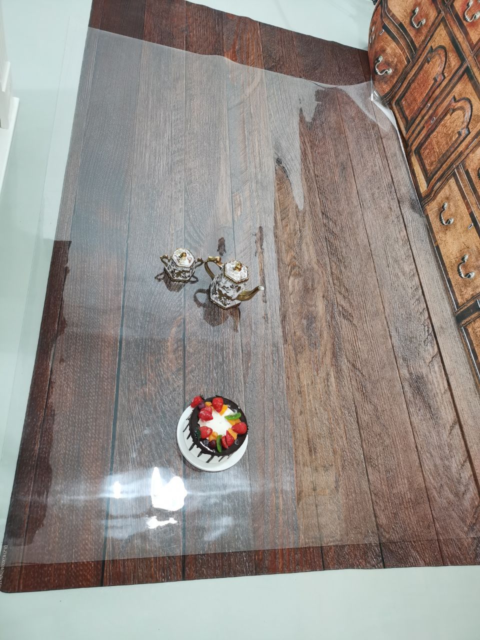 Kate Transparent PVC Reflection floor mat for Cake Smash -UK