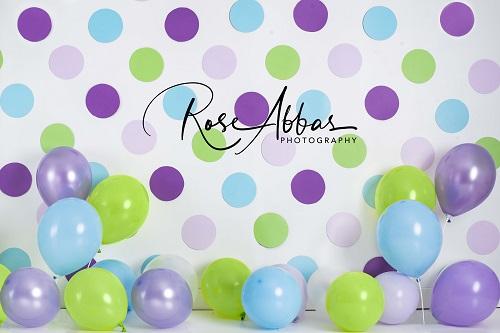 Kate Cake Smash Backdrop Balloons Spot Designed By Rose Abbas -UK