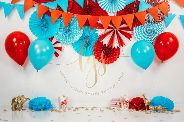Kate Children Cake Smash Birthday Backdrop Photography Designed by Little Golden Smiles Photography -UK