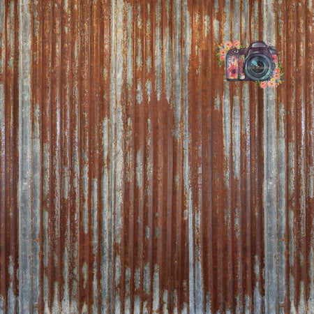 Kate Retro Tin Wall Backdrop