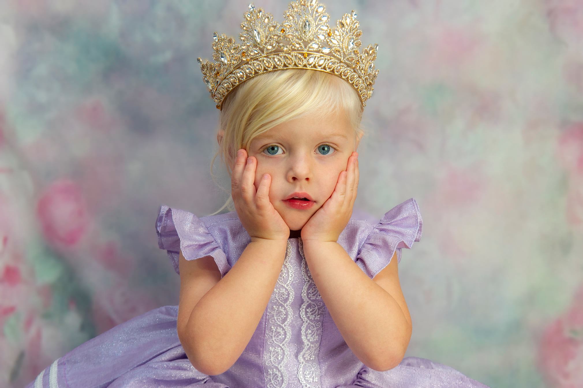 Kate Pink Flowers Valentine's Day Abstract Portrait Photography Backdrops -UK