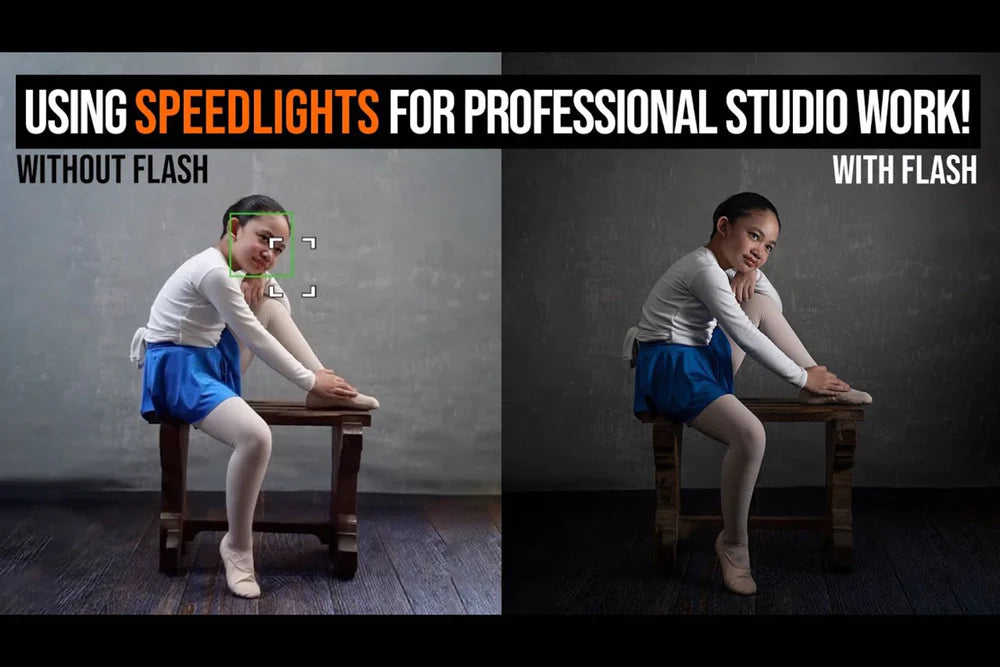 LIGHTING HELP:  Start Using Speedlights as Off Camera Flash for Your Studio Photoshoot Today!