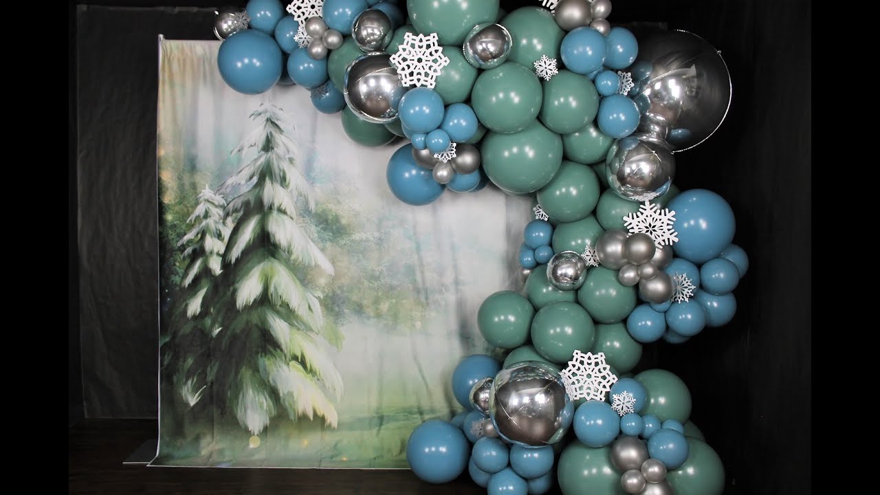 2020 Christmas Photo Ideas: How To Balloon Garland DIY Tutorial?