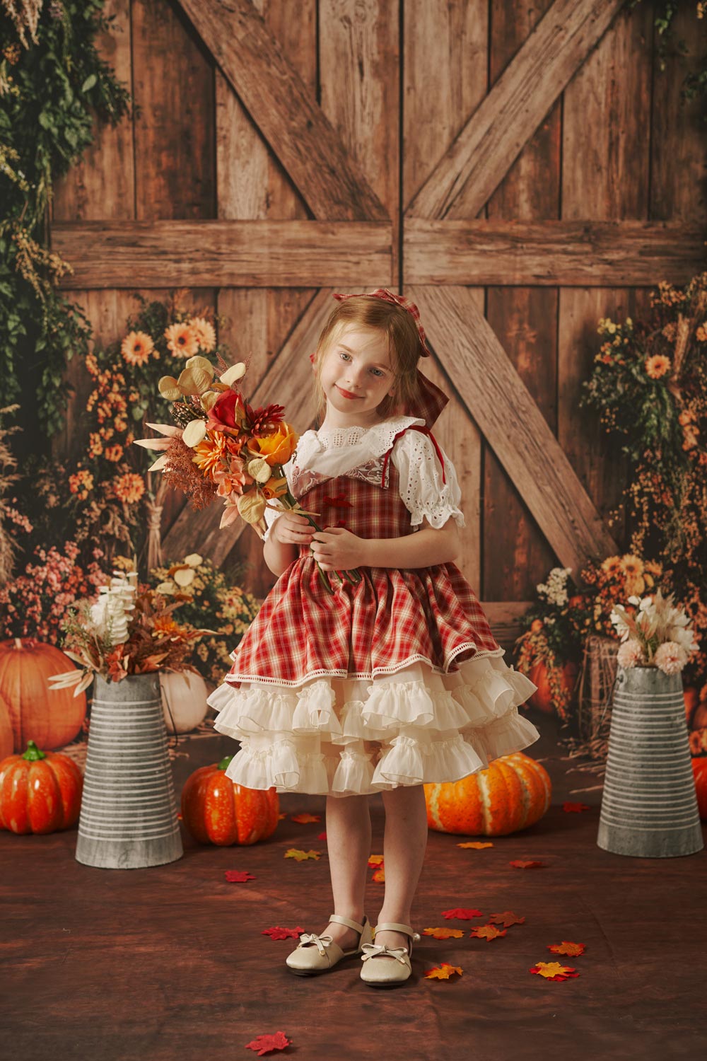Kate Autumn Barn Door Pumpkin Photo Kit -UK