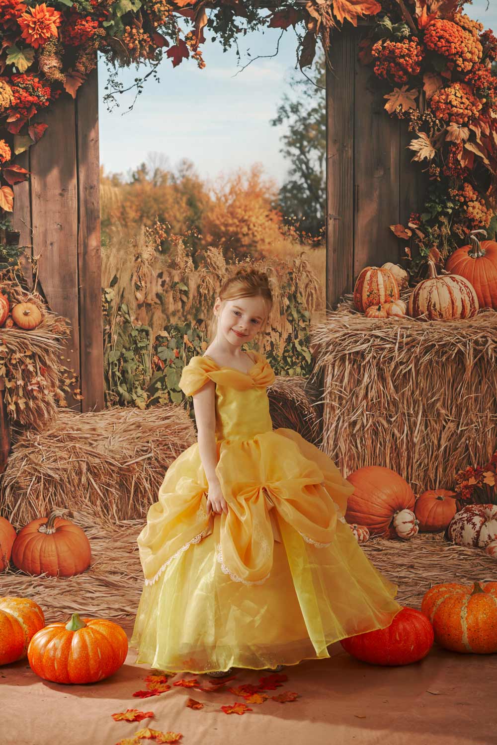 Kate Autumn Pumpkin Stand Photo Kit -UK