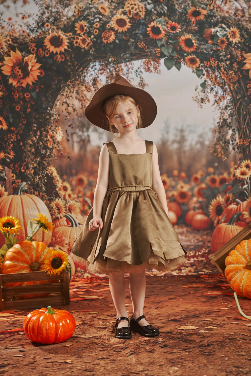 Kate Autumn Sunflowers Arch Pumpkin Photo Kit -UK