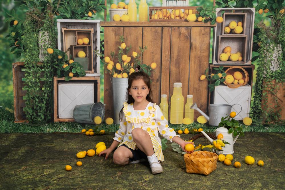 Kate Summer Lemon Trees Backdrop Designed by Emetselch