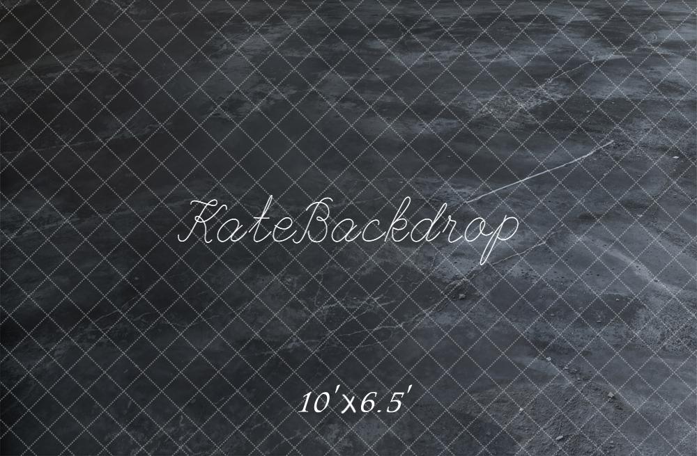 Kate Dark Concrete Texture Grey Floor Backdrop Designed by Emetselch -UK