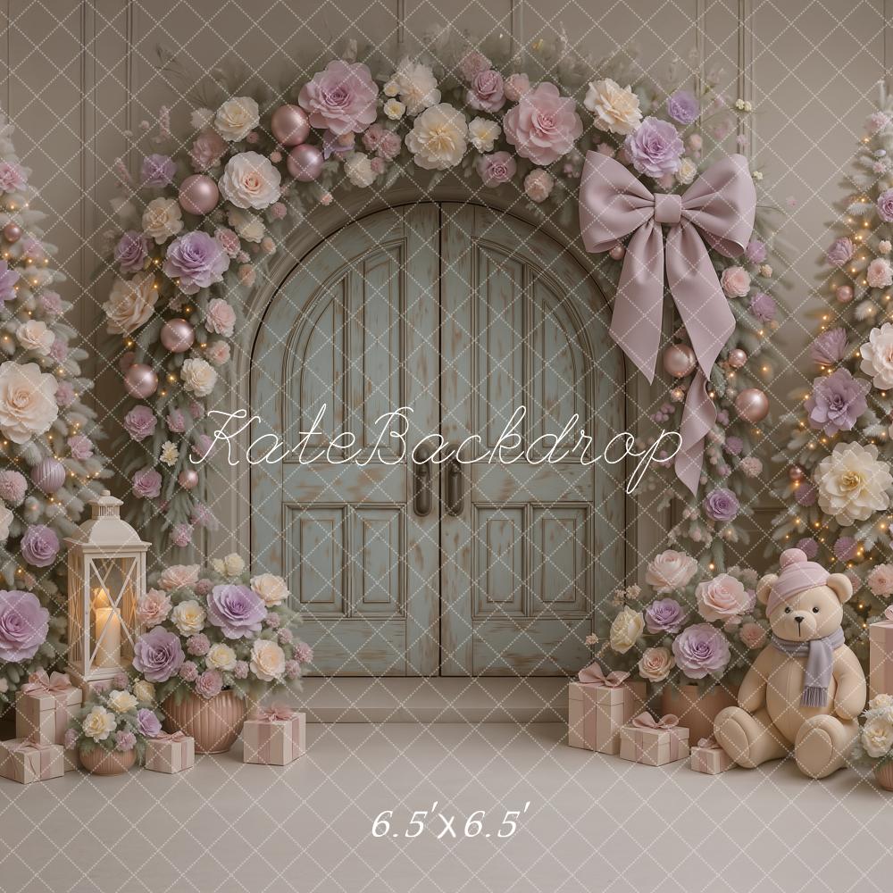Kate Floral Arch Pastel Door Gifts Backdrop Designed by Ashley Paul -UK