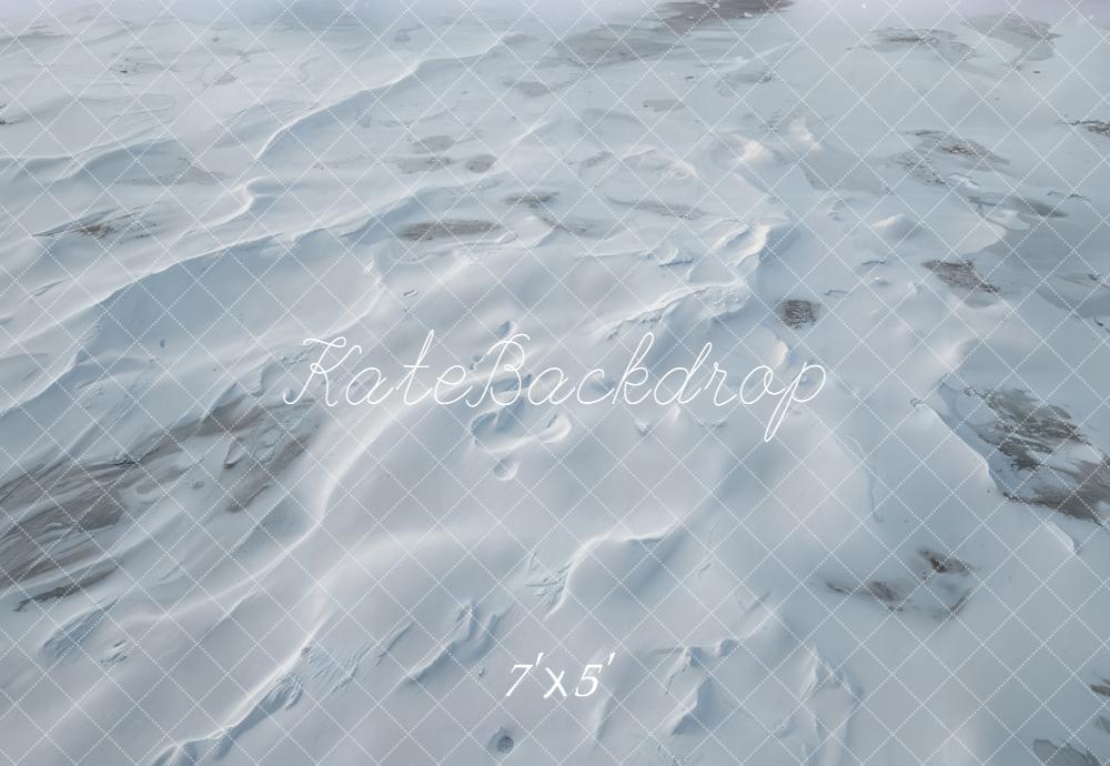 Kate Snowy Ground Texture Backdrop Designed by Emetselch -UK