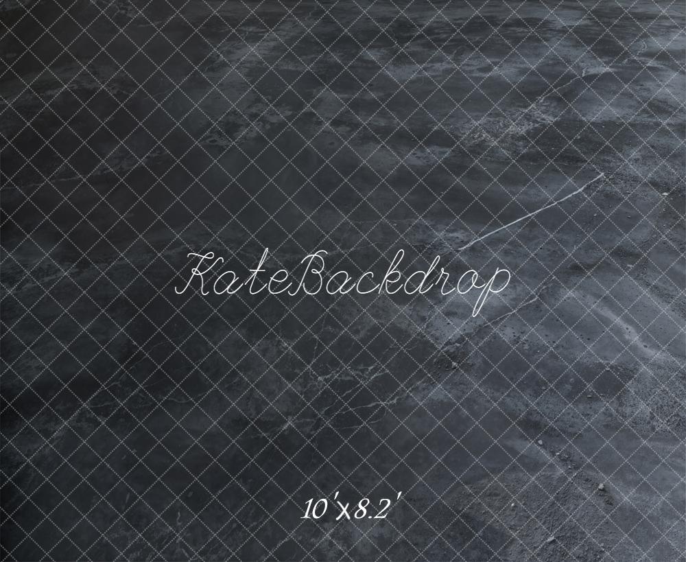Kate Dark Concrete Texture Grey Floor Backdrop Designed by Emetselch -UK