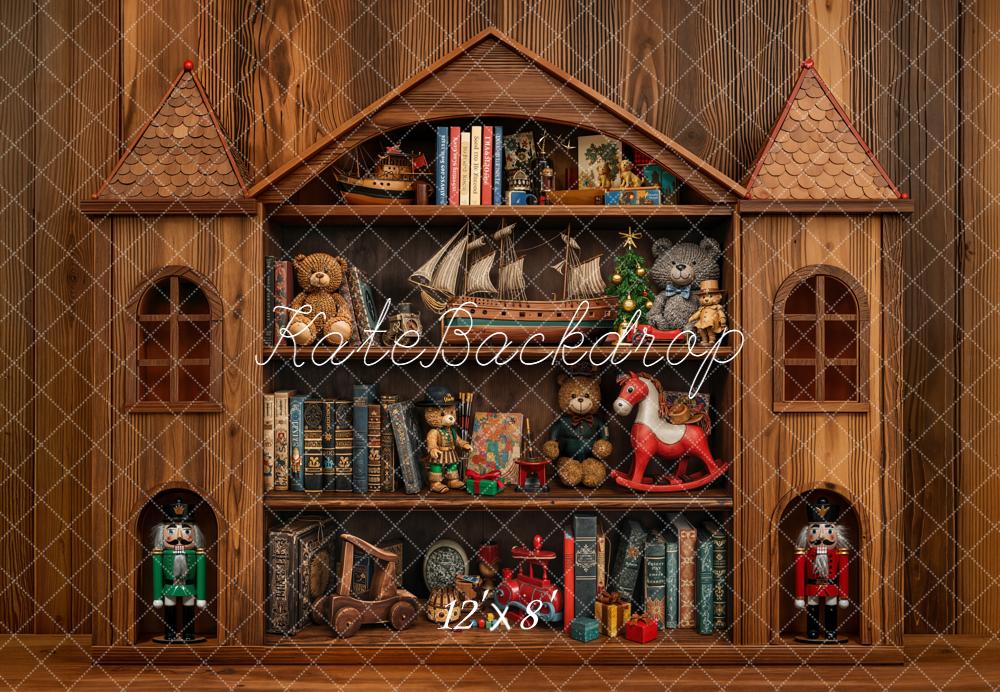 Kate Castle Cabinet Toys Vintage Fleece Backdrop Designed by Emetselch -UK