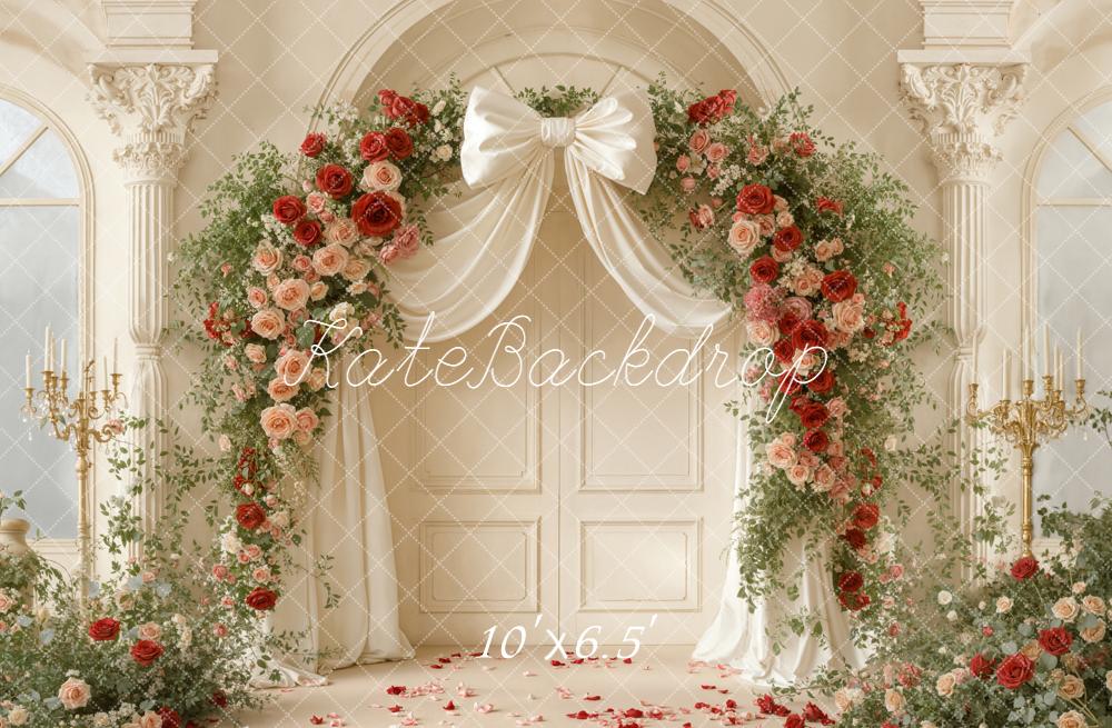 Kate Garland Elegant Columns Cream Backdrop Designed by Emetselch -UK