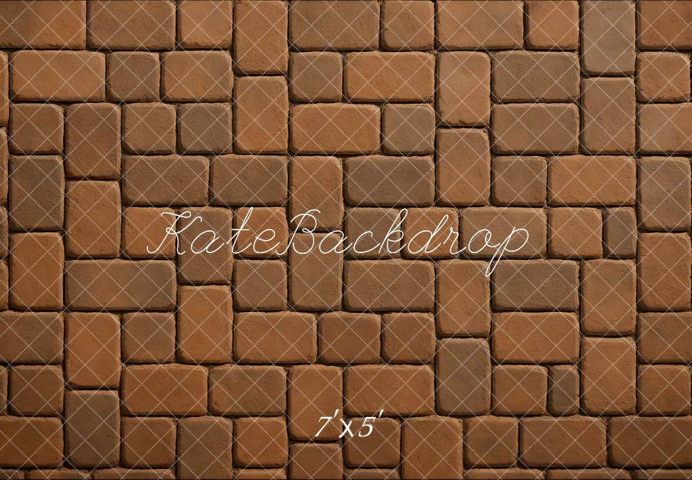 Kate Cobblestone Brick Pattern Floor Backdrop Designed by Mini MakeBelieve -UK