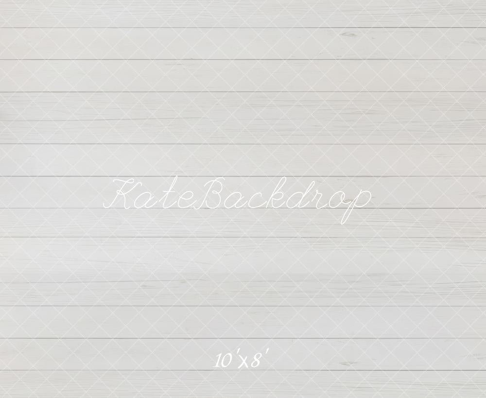 Kate White Wood Plank Fleece Backdrop Designed by Emetselch -UK