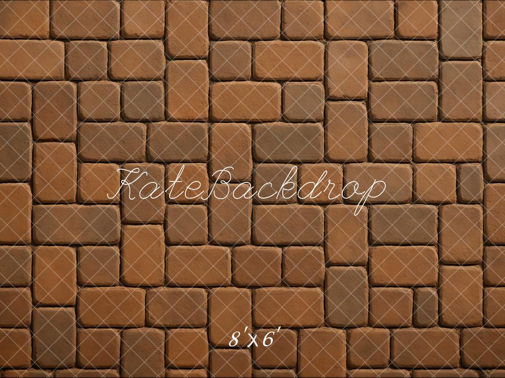Kate Cobblestone Brick Pattern Floor Backdrop Designed by Mini MakeBelieve -UK
