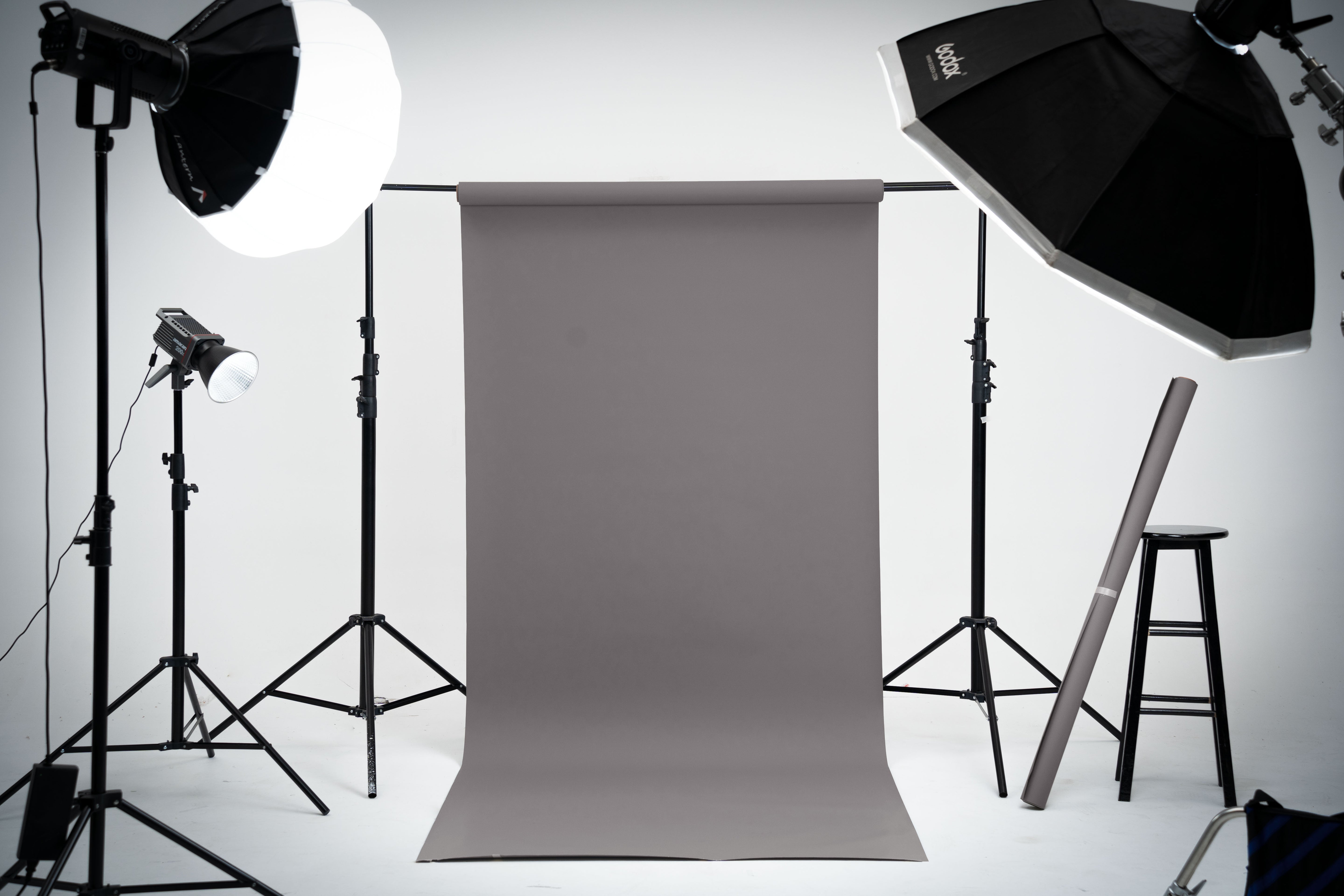 Kate Neutral Grey Seamless Paper Backdrop for Photography -UK