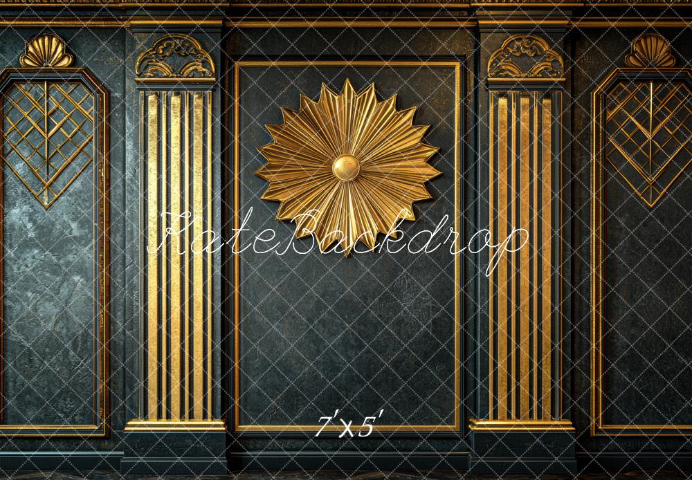 Kate Vintage Gold Ornate Wall Backdrop Designed by Mini MakeBelieve -UK