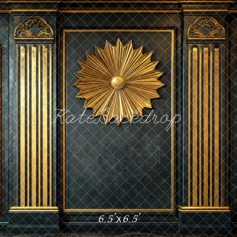 Kate Vintage Gold Ornate Wall Backdrop Designed by Mini MakeBelieve -UK