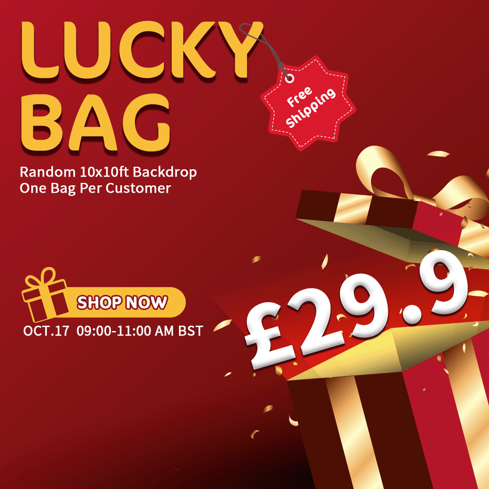 Lucky Bags for FREE SHIPPING——Each person is limited to one lucky bag.(Open time:9:00-11:00 AM BST Oct.15-17) -UK