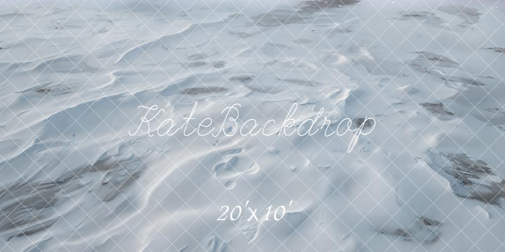 Kate Snowy Ground Texture Backdrop Designed by Emetselch -UK