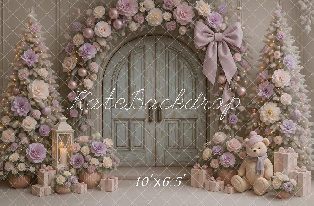 Kate Floral Arch Pastel Door Gifts Backdrop Designed by Ashley Paul -UK