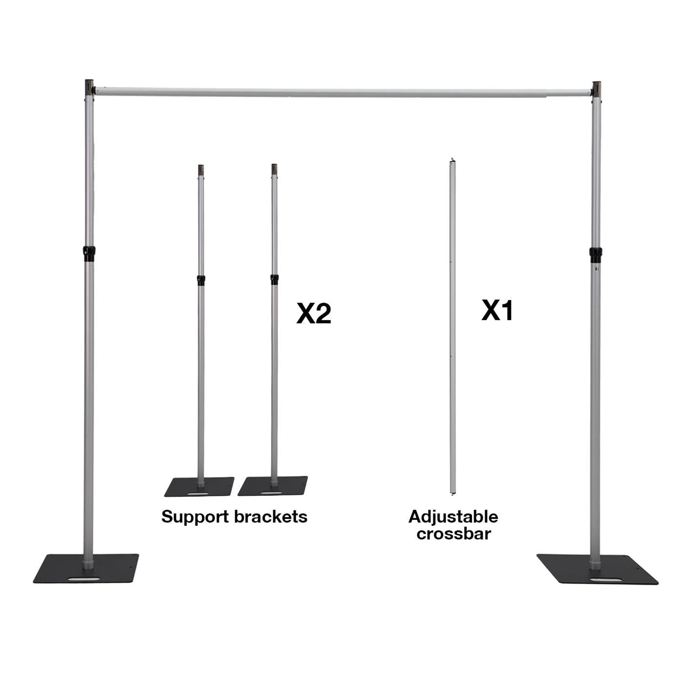 Kate Heavy-duty 12*8ft Adjustable Photographic High-quality Aluminum Alloy Backdrop  and Seamless Paper Display Stand