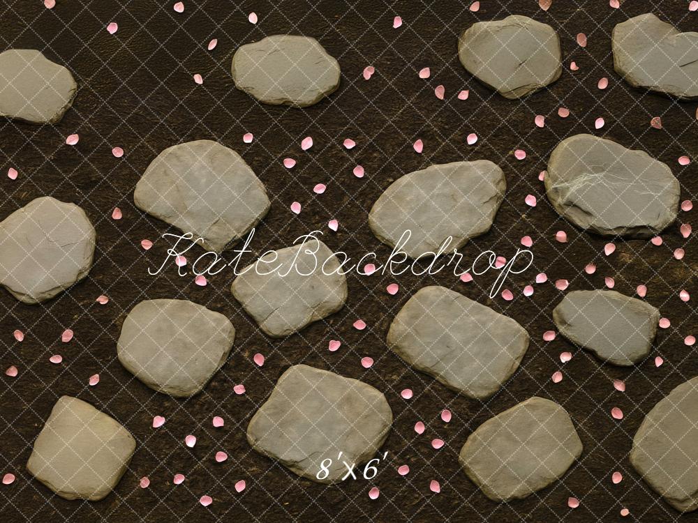 Kate Stone Pathway Pink Petals Backdrop Designed by Mini MakeBelieve -UK