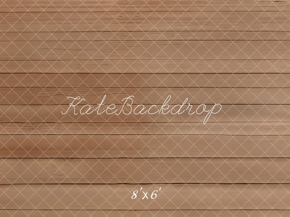 Kate Wood Texture Brown Floor Fleece Backdrop Designed by Emetselch -UK