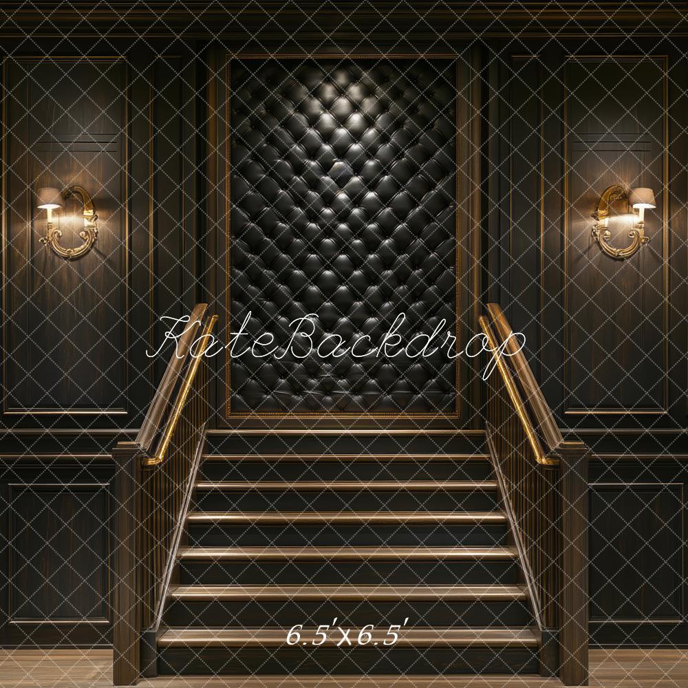 Kate Cascading Stairs Tufted Wall Sconces Backdrop Designed by Mini MakeBelieve -UK