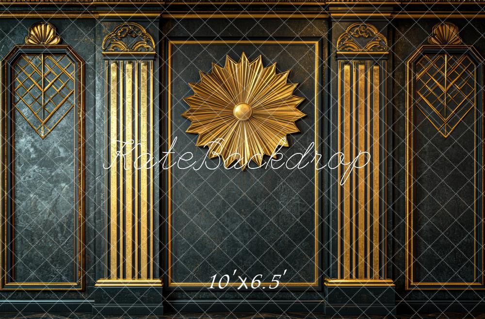 Kate Vintage Gold Ornate Wall Backdrop Designed by Mini MakeBelieve -UK
