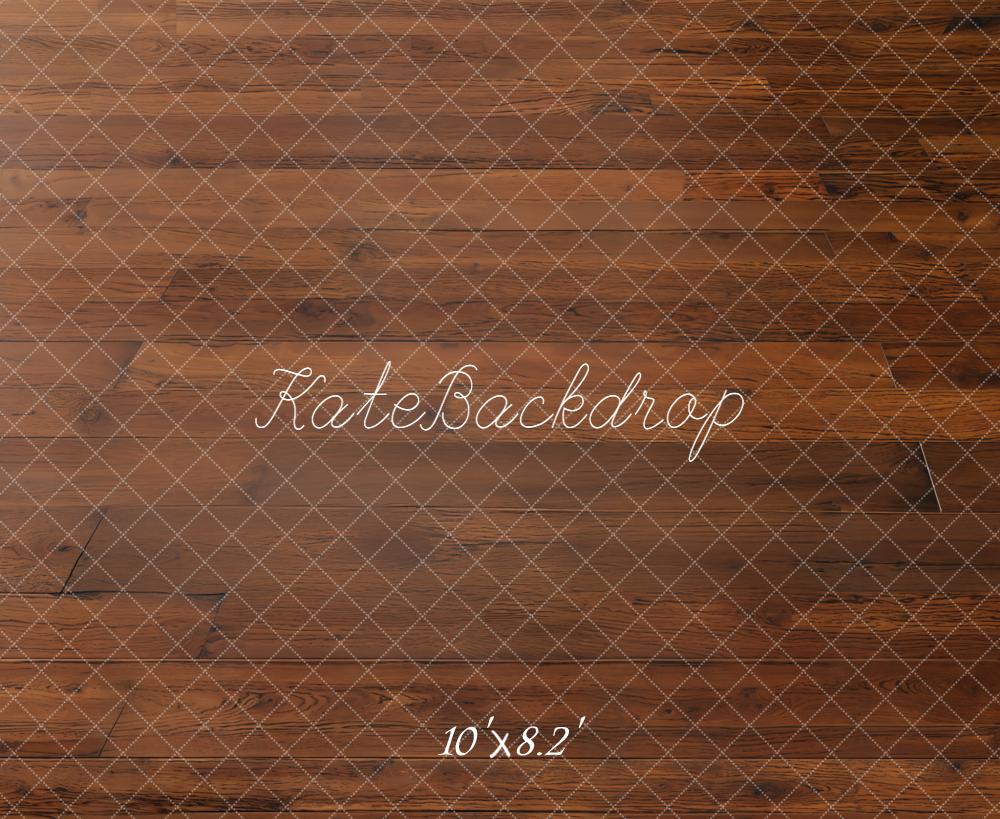 Kate Wood Texture Vintage Brown Fleece Backdrop Designed by Kate Image