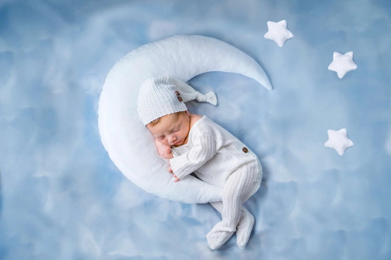 Kate Fine Art Gray Blue Flower Texture Backdrop Designed by GQ -UK