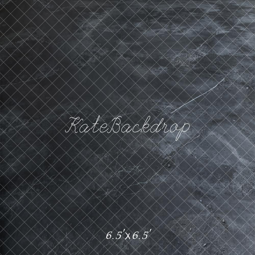 Kate Dark Concrete Texture Grey Floor Backdrop Designed by Emetselch -UK