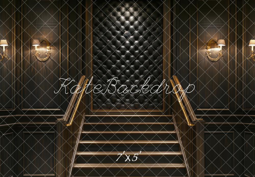 Kate Cascading Stairs Tufted Wall Sconces Backdrop Designed by Mini MakeBelieve -UK