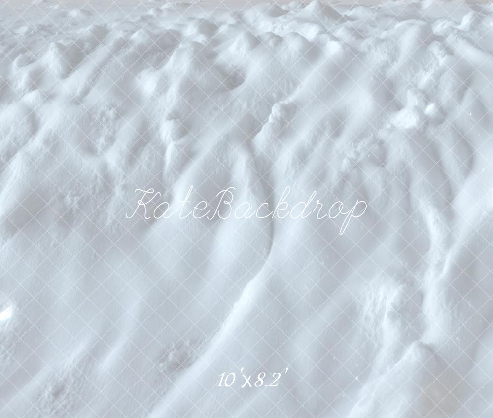 Kate Snow Covered Ground Texture Fleece Backdrop Designed by Kate Image -UK