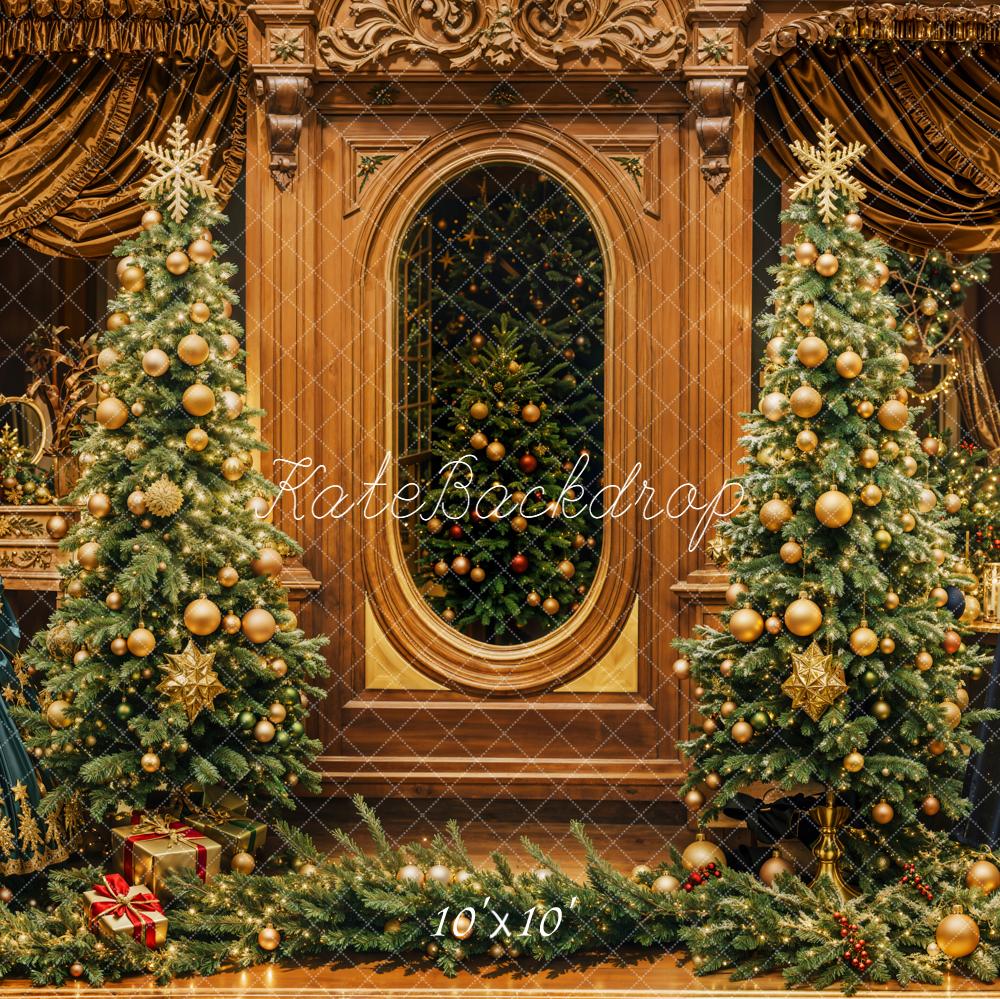 Kate Christmas Victorian Dresses Ornate Backdrop Designed by Emetselch -UK