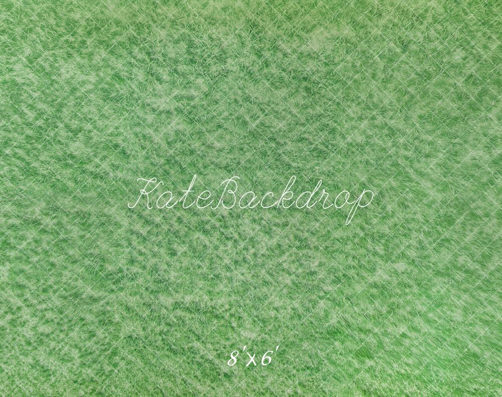 Kate Green Grass Ground Fleece Backdrop Designed by Emetselch