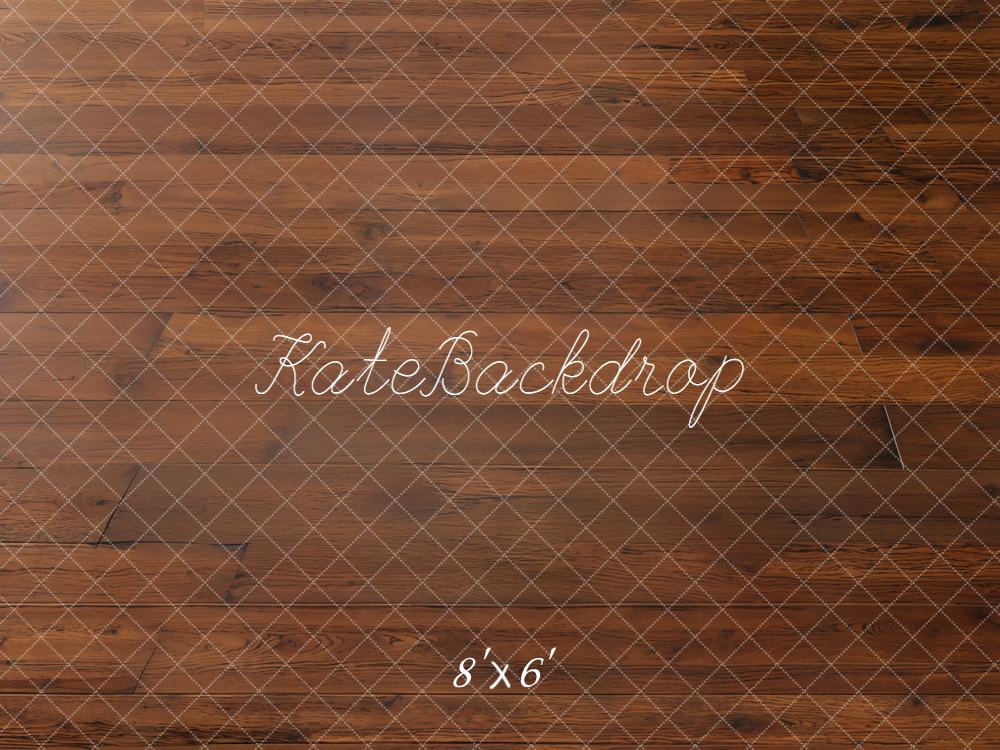 Kate Wood Texture Vintage Brown Fleece Backdrop Designed by Kate Image