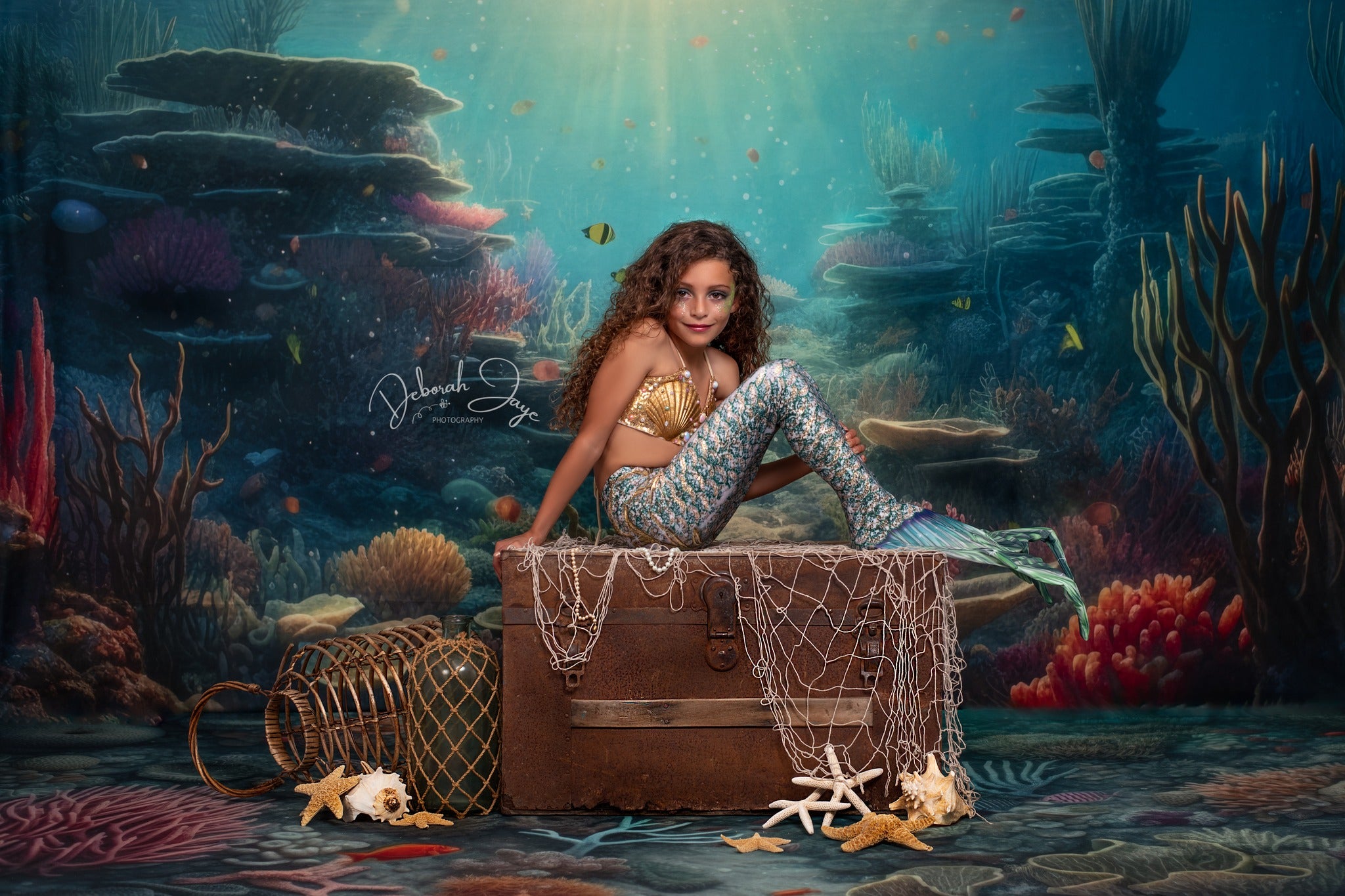 Kate Summer Underwater Ocean Backdrop Designed by Mandy Ringe Photography -UK