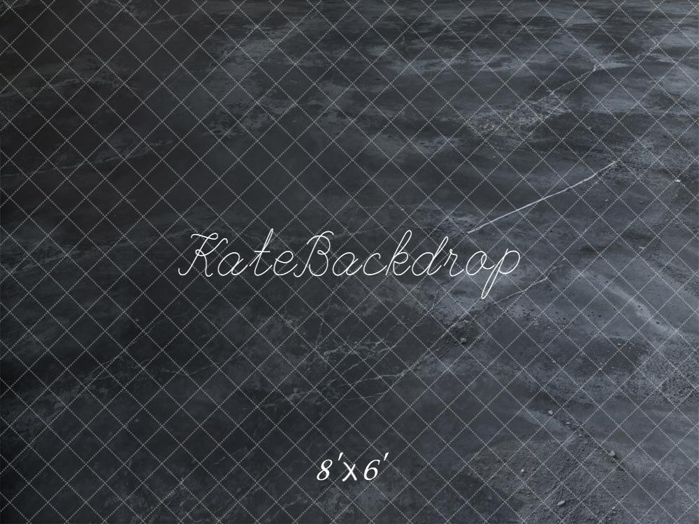 Kate Dark Concrete Texture Grey Floor Backdrop Designed by Emetselch -UK
