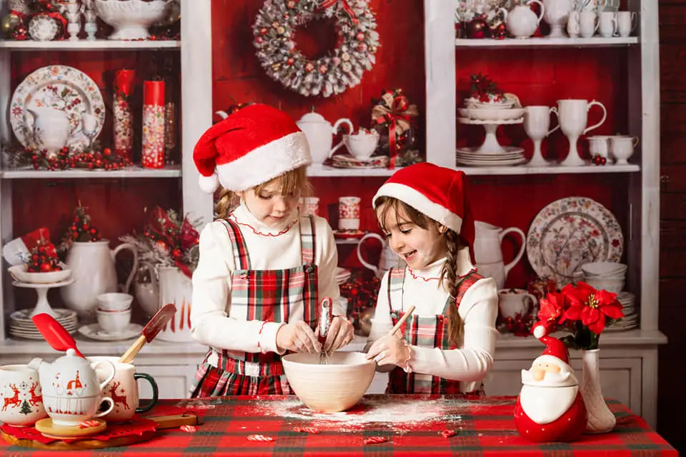 Kate Christmas White Cupboard Backdrop Designed by Chain Photography