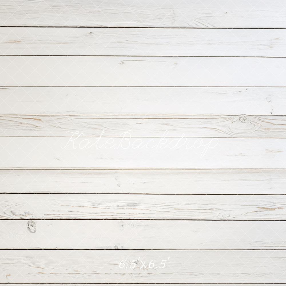 Kate White Wood Plank Texture Backdrop Designed by Mandy Ringe Photography