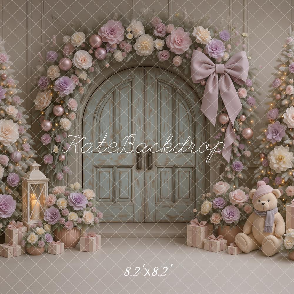 Kate Floral Arch Pastel Door Gifts Backdrop Designed by Ashley Paul -UK