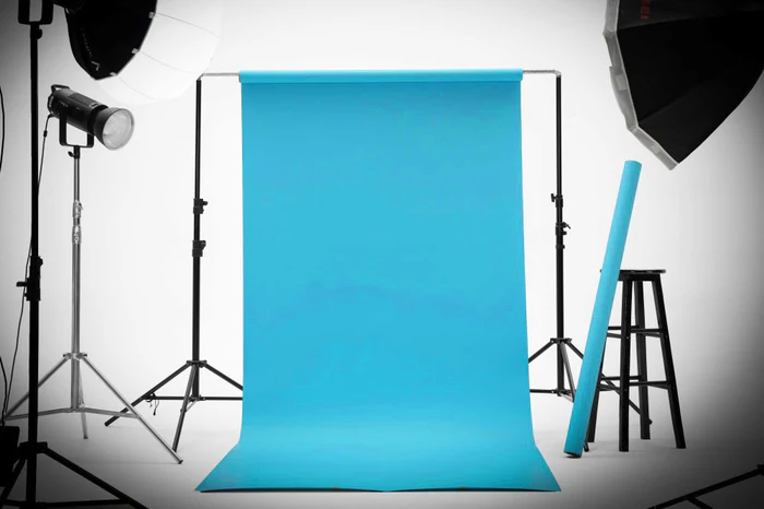 Kate Wedgewood Blue Seamless Paper Backdrop for Photography -UK