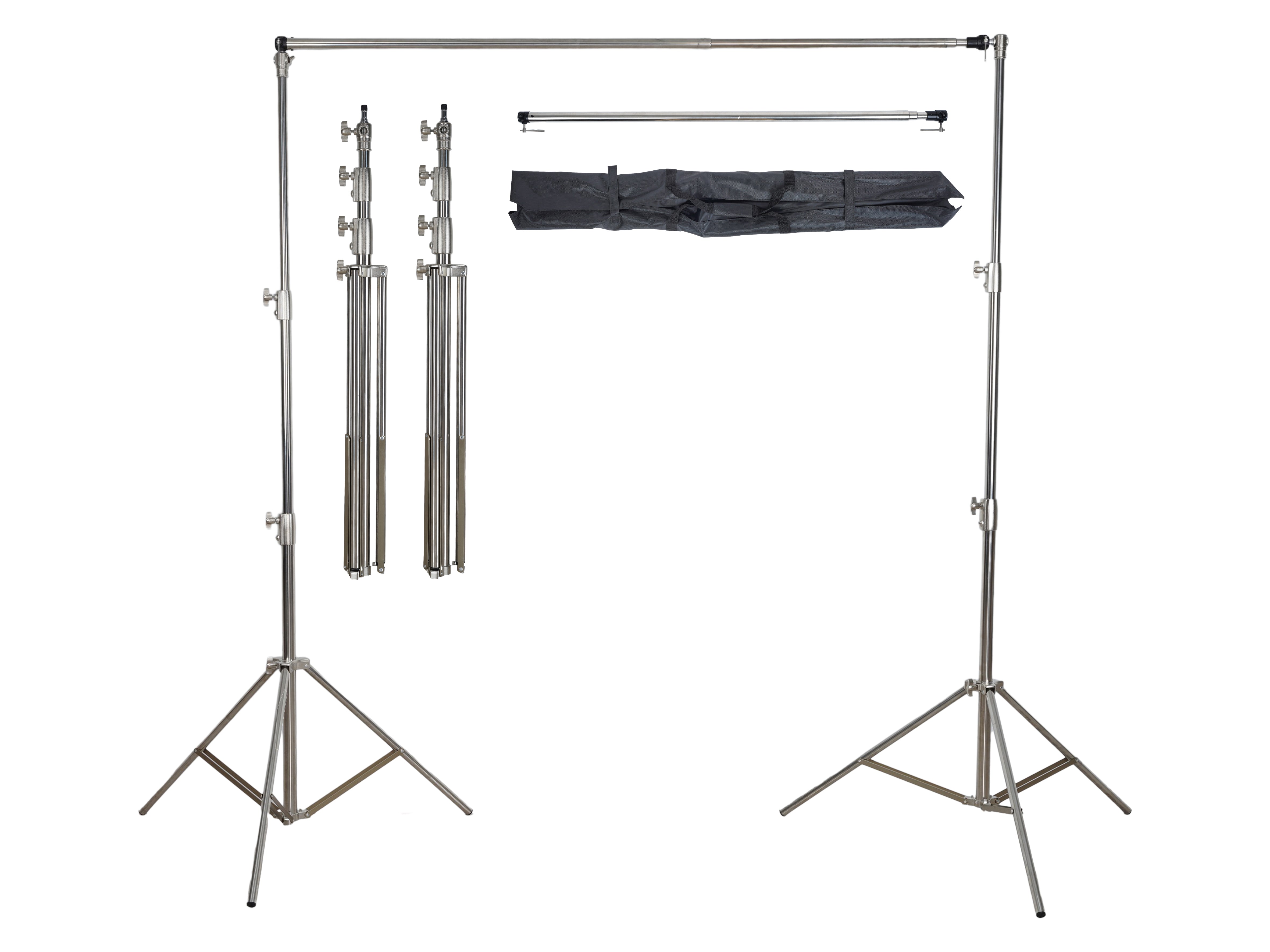 Kate Stainless Steel Adjustable Retractable Background Stand for Photography -UK