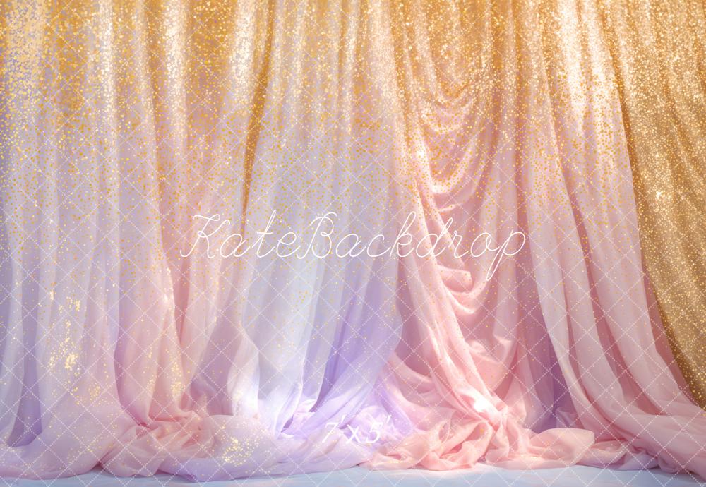 Kate Glitter Ombre Draped Backdrop Designed by Emetselch -UK